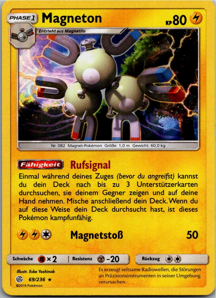 Magneton 69/236 Welten im Wandel – Vorderseite
