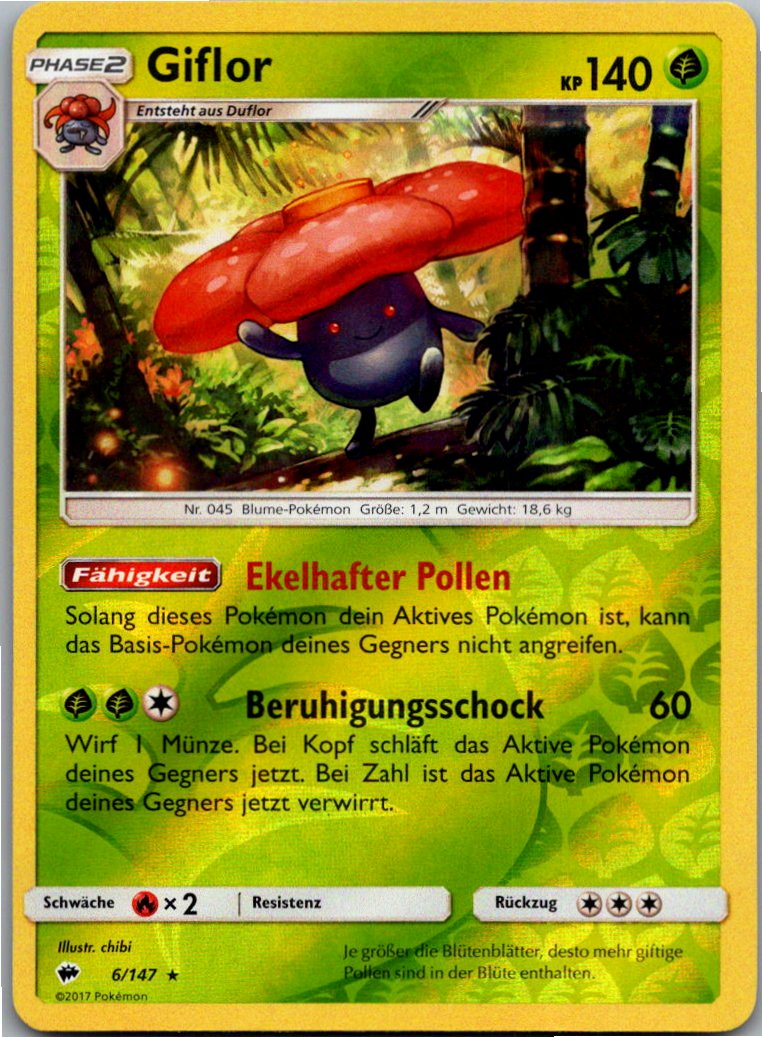 Giflor 6/147 Nacht in Flammen – Vorderseite