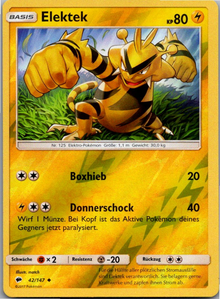 Elektek 42/147 Nacht in Flammen – Vorderseite