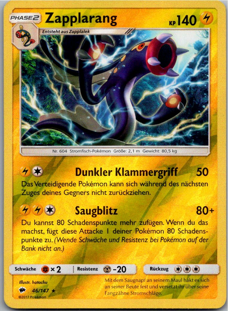 Zapplarang 46/147 Nacht in Flammen – Vorderseite