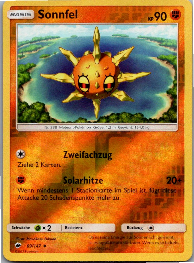 Sonnfel 69/147 Nacht in Flammen – Vorderseite