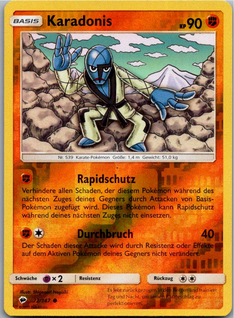 Karadonis 72/147 Nacht in Flammen – Vorderseite