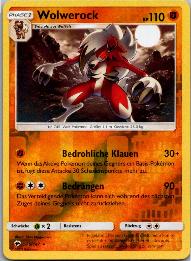 Wolwerock 75/147 Nacht in Flammen – Vorderseite