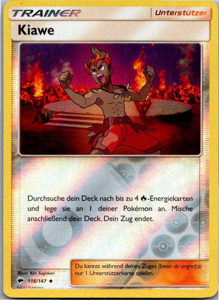 Kiawe 116/147 Nacht in Flammen – Vorderseite