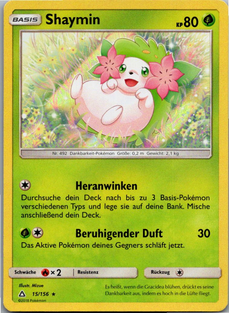 Shaymin 15/156 Ultra-Prisma – Vorderseite