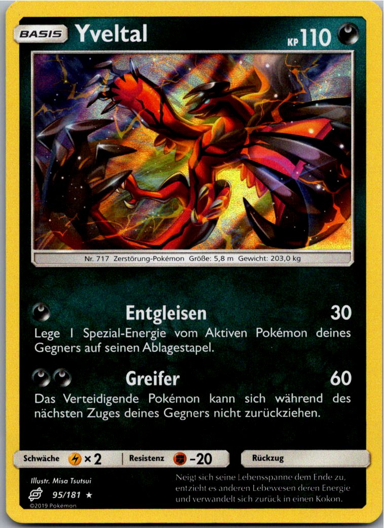 Yveltal 95/181 Teams Sind Trumpf – Vorderseite