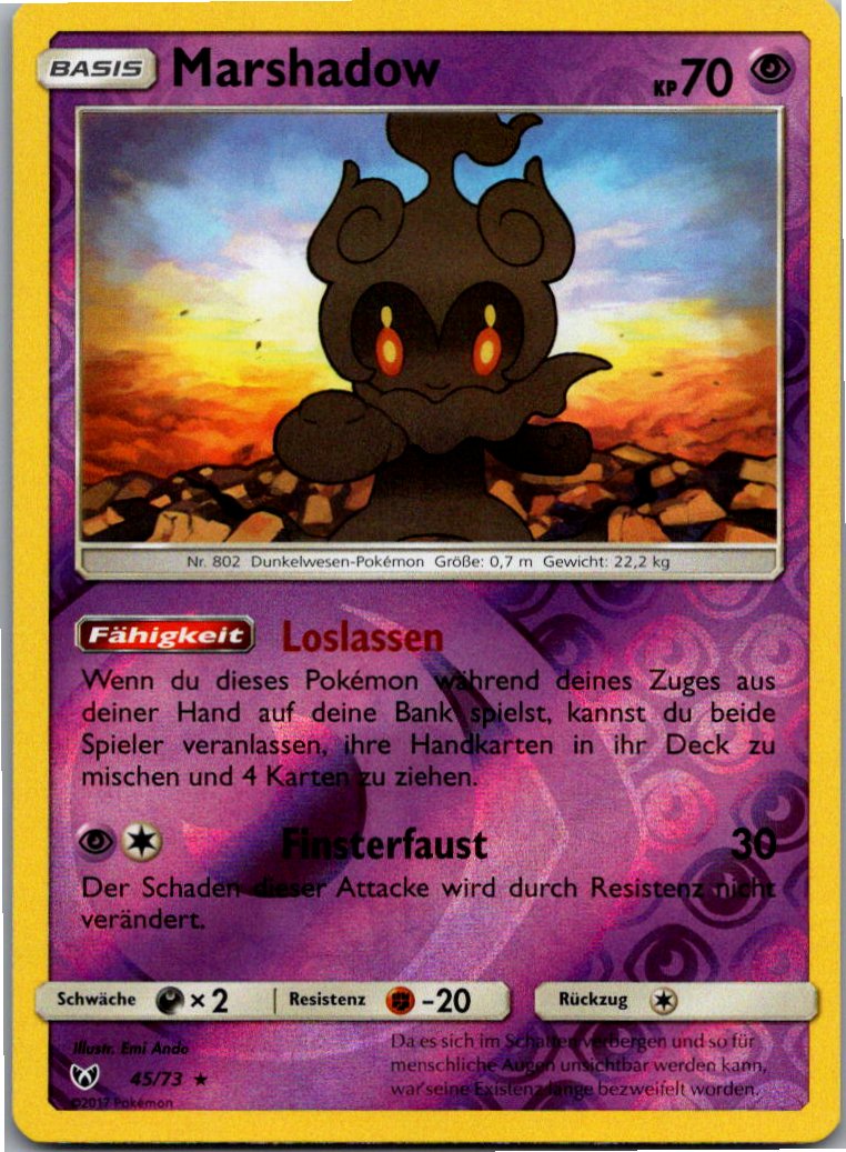 Marshadow 45/73 Schimmernde Legenden – Vorderseite