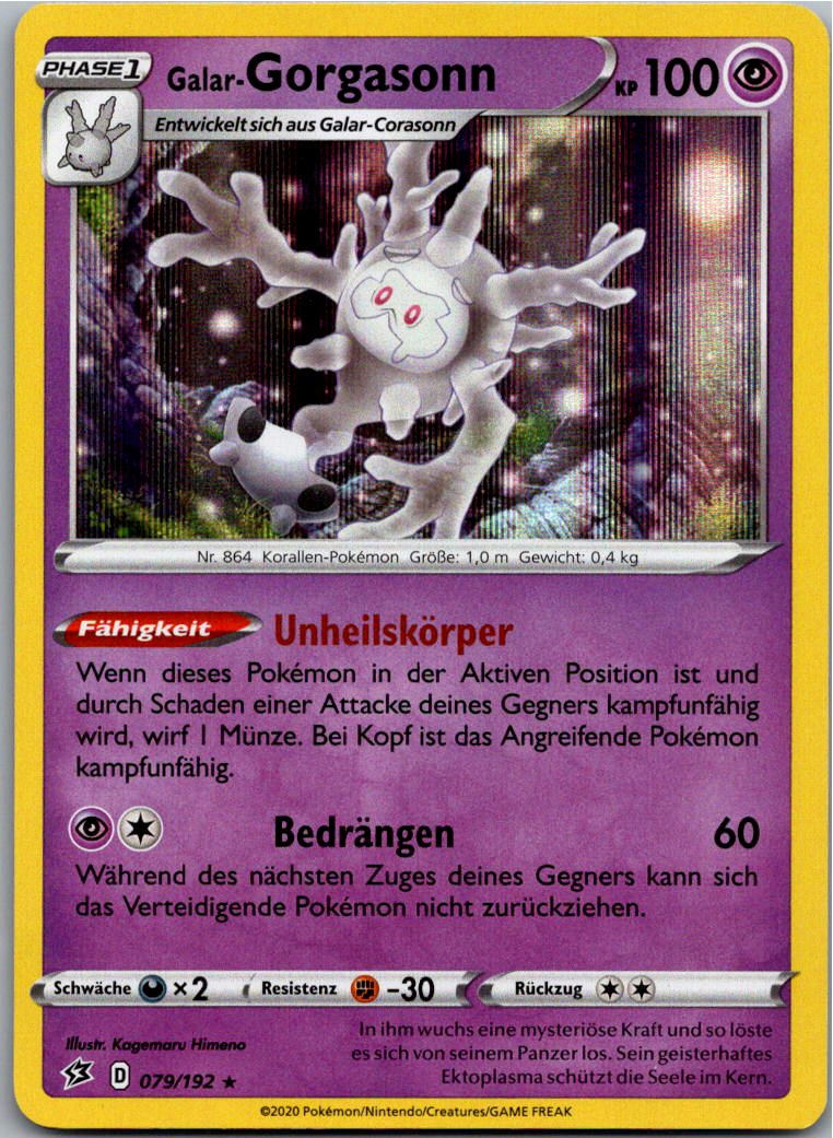 Galar-Gorgasonn 079/192 Clash der Rebellen – Vorderseite