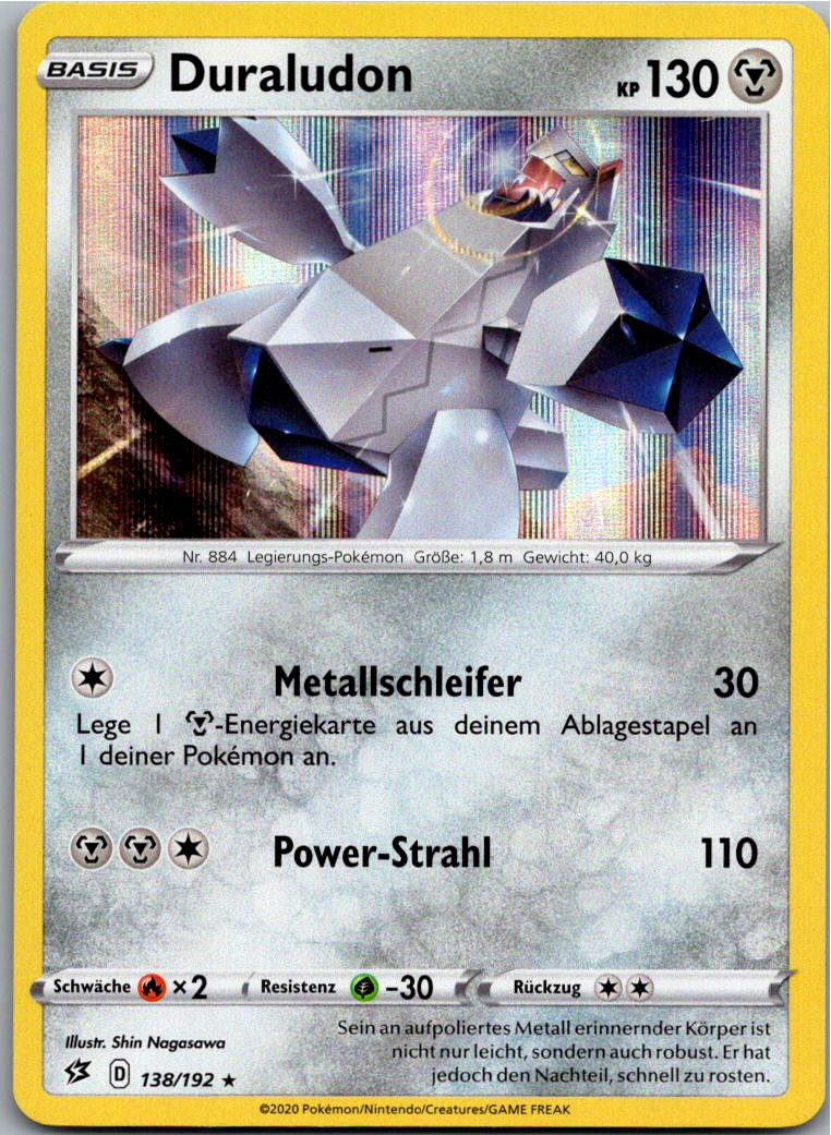 Duraludon 138/192 Clash der Rebellen – Vorderseite