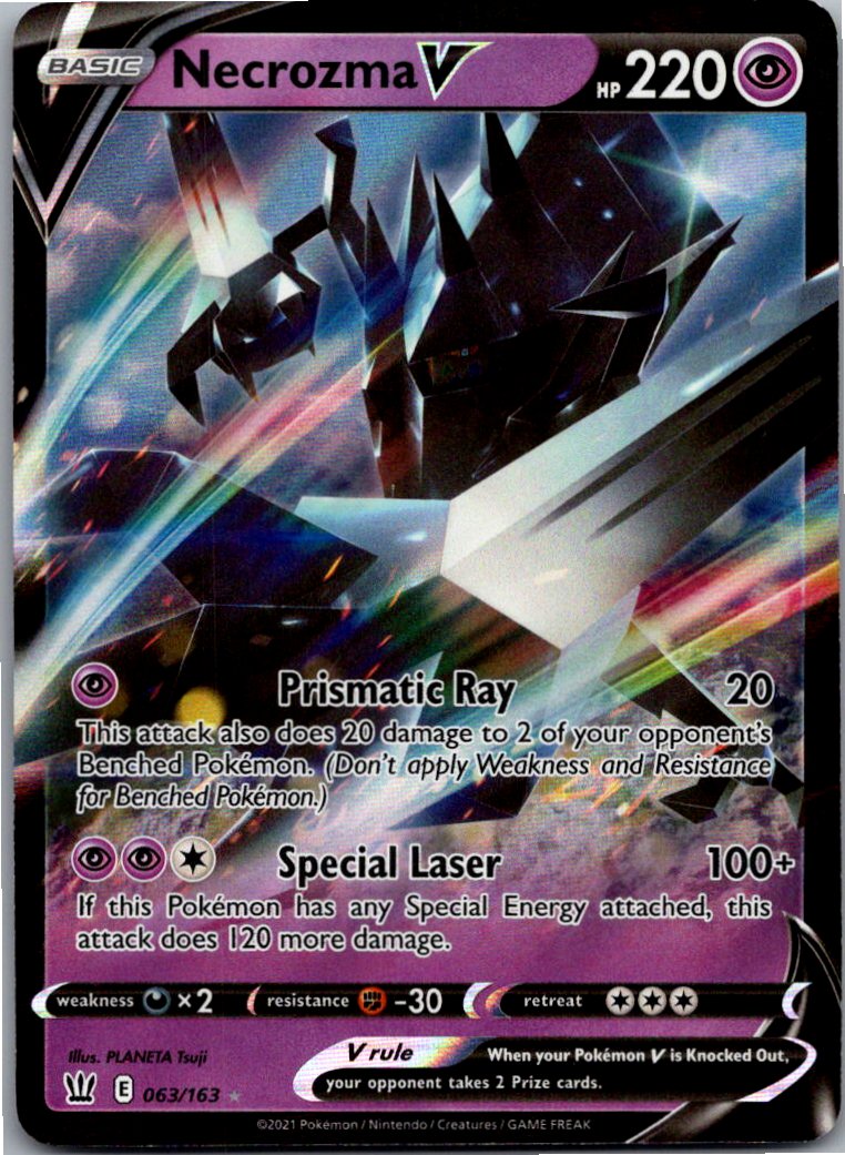 Necrozma V 063/163 Kampfstile – Vorderseite
