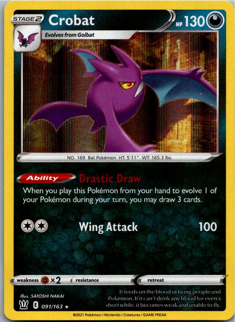 Crobat Iksbat 091/163 Kampfstile – Vorderseite