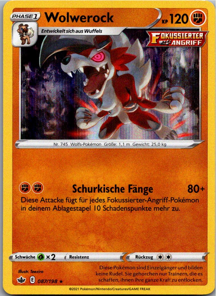 Wolwerock 087/198 Schaurige Herrschaft – Vorderseite