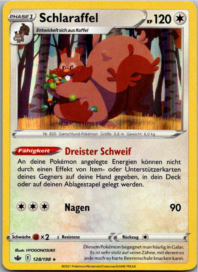 Schlaraffel 128/198 Schaurige Herrschaft – Vorderseite