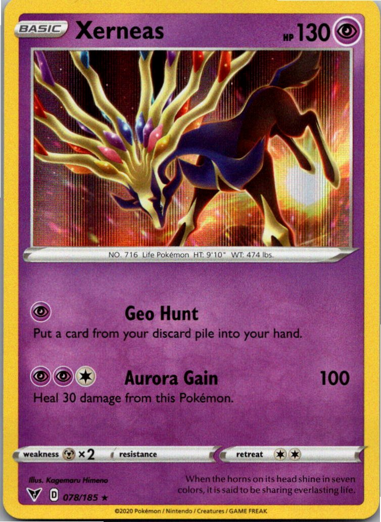 Xerneas 078/185 Farbenschock – Vorderseite