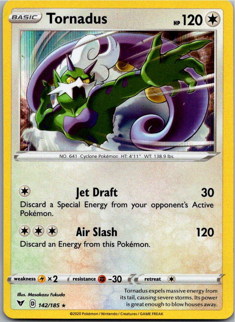 Tornadus Boreos 142/185 Farbenschock – Vorderseite