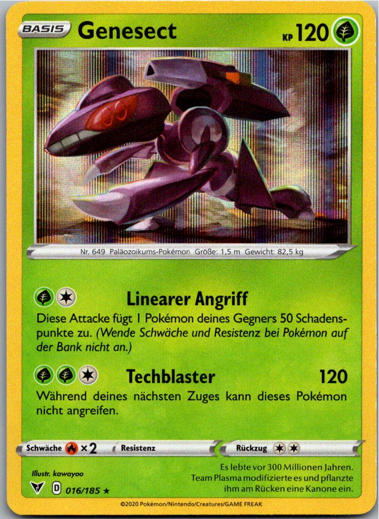 Genesect 016/185 Farbenschock – Vorderseite