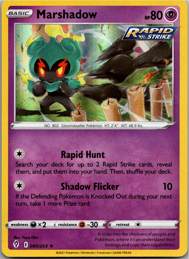 Marshadow 080/203 Drachenwandel – Vorderseite