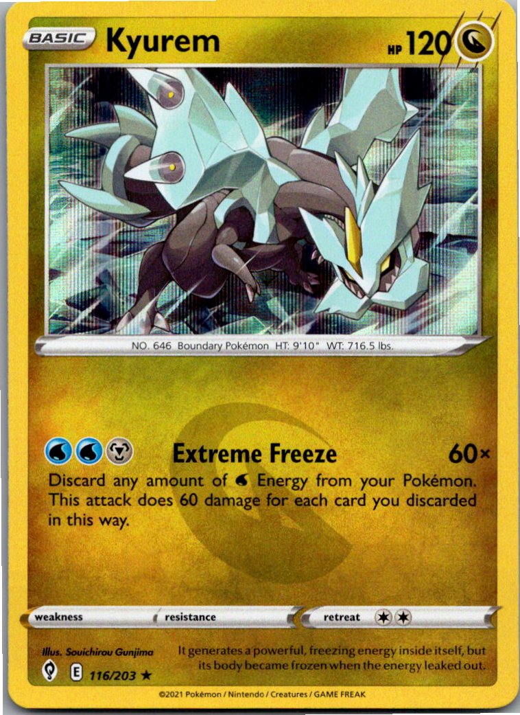 Kyurem 116/203 Drachenwandel – Vorderseite
