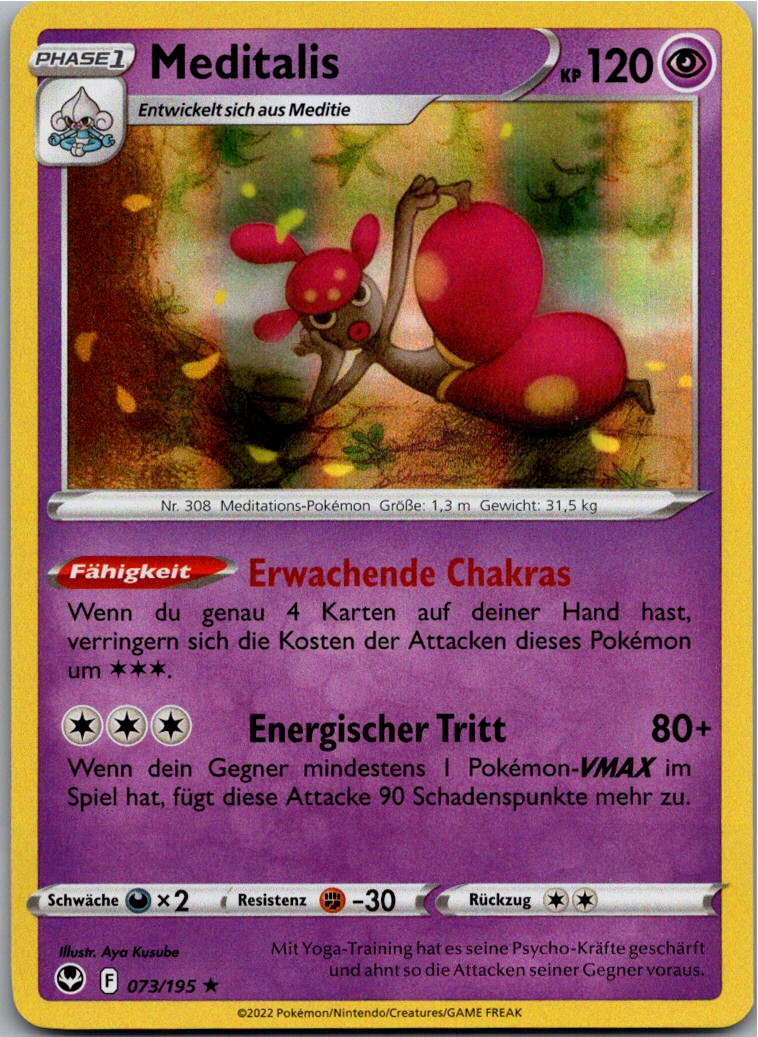 Meditalis 073/195 Silberne Sturmwinde – Vorderseite