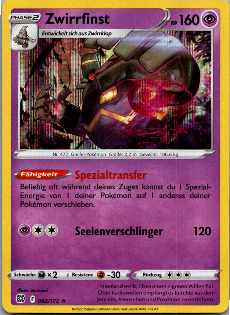 Zwirrfinst 062/172 Strahlende Sterne – Vorderseite