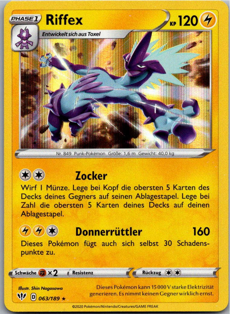 Riffex 063/189 Flammende Finsternis – Vorderseite