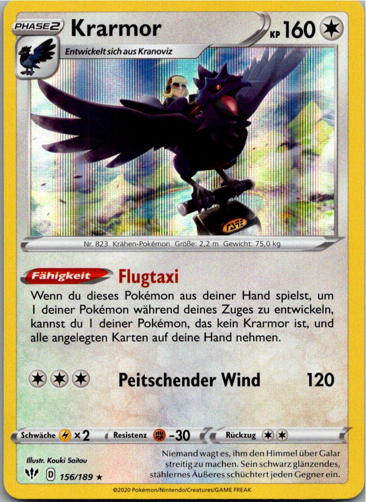 Krarmor 156/189 Flammende Finsternis – Vorderseite