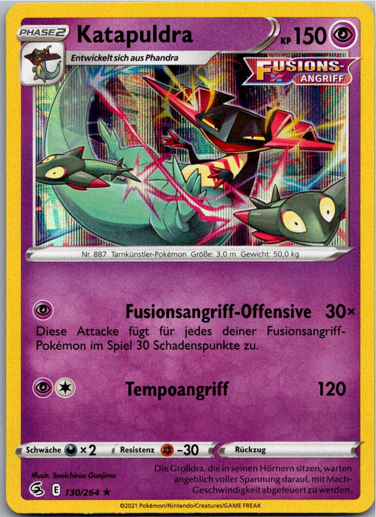 Katapuldra 130/264 Fusionsangriff – Vorderseite