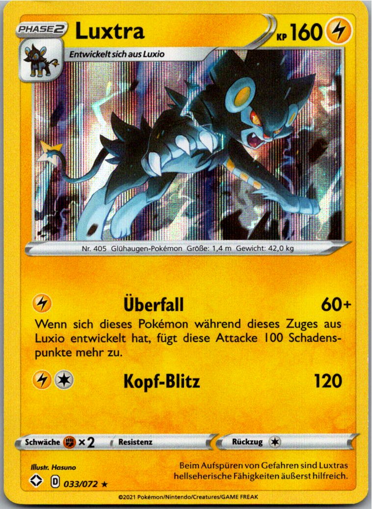Luxtra 033/072 Glänzendes Schicksal – Vorderseite