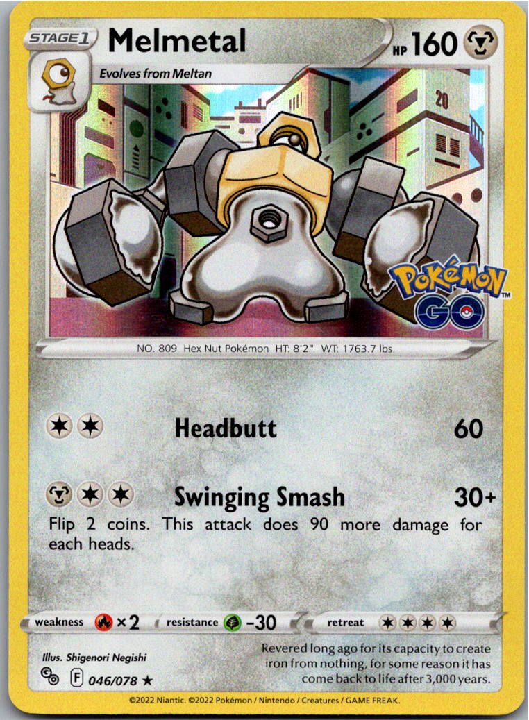 Melmetal 046/078 Pokémon GO – Vorderseite