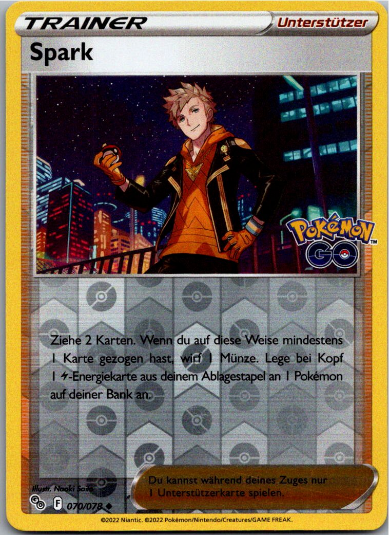 Spark 070/078 Pokémon GO – Vorderseite