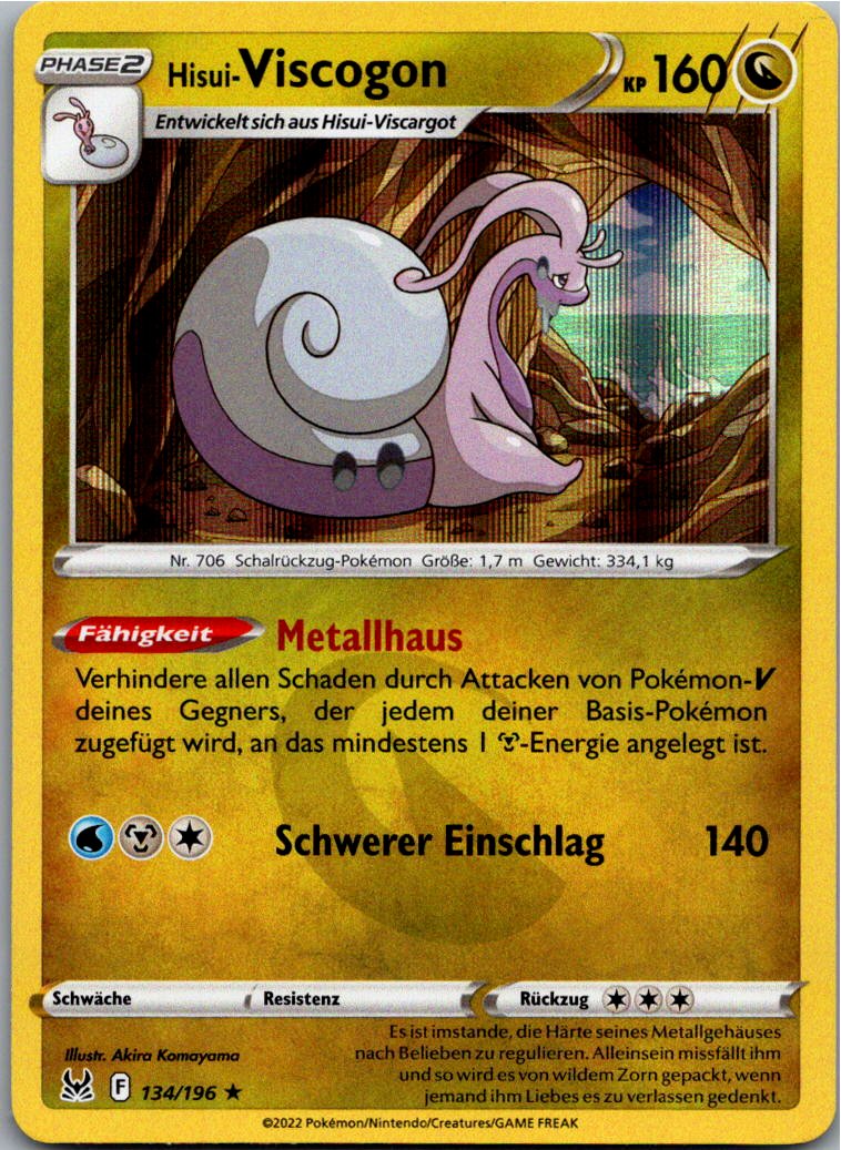 Hisui-Viscogon 134/196 Verlorener Ursprung – Vorderseite