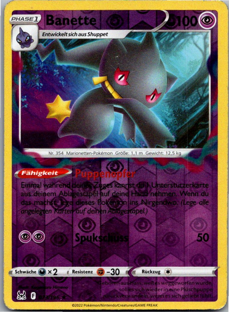 Hisui-Zorua 075/196 Verlorener Ursprung – Vorderseite
