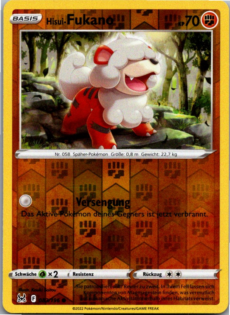 Hisui-Fukano 083/196 Verlorener Ursprung – Vorderseite