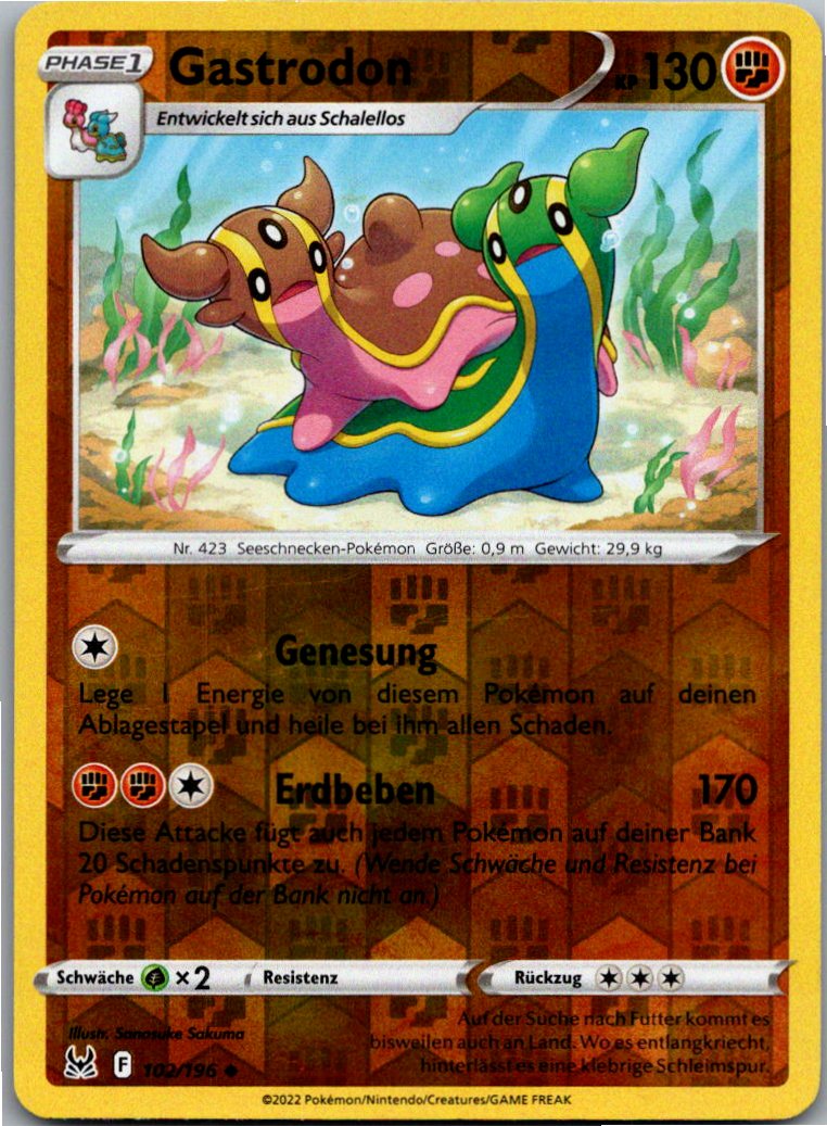 Gastrodon 102/196 Verlorener Ursprung – Vorderseite