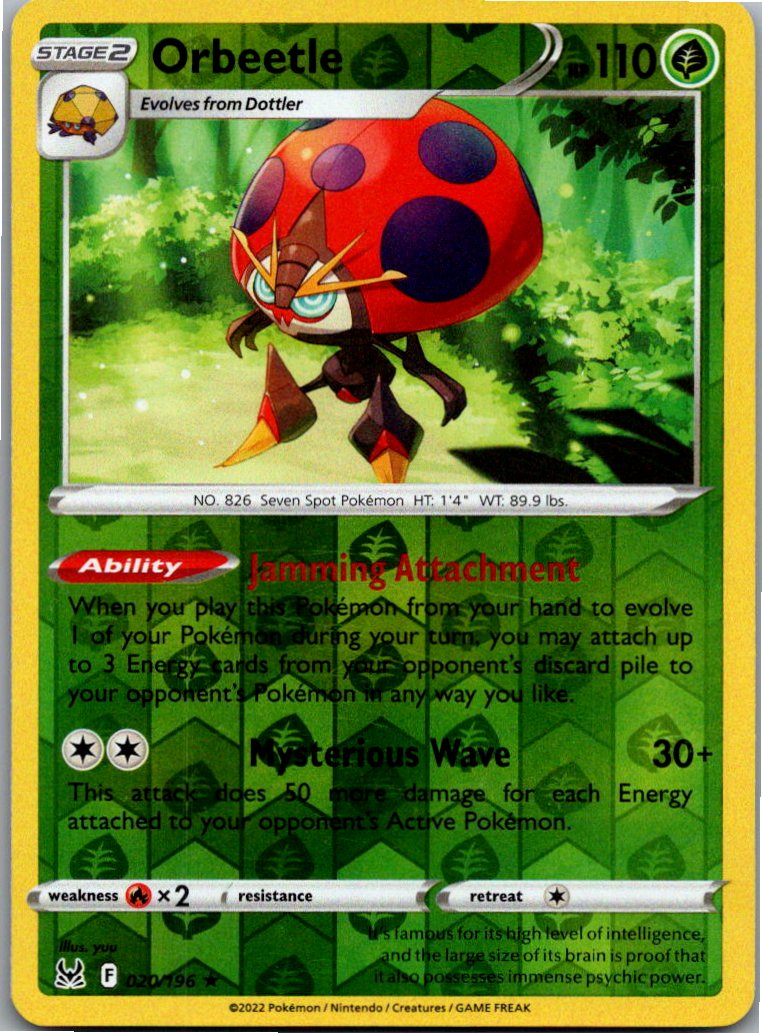 Orbeetle Maritellit 020/196 Verlorener Ursprung – Vorderseite