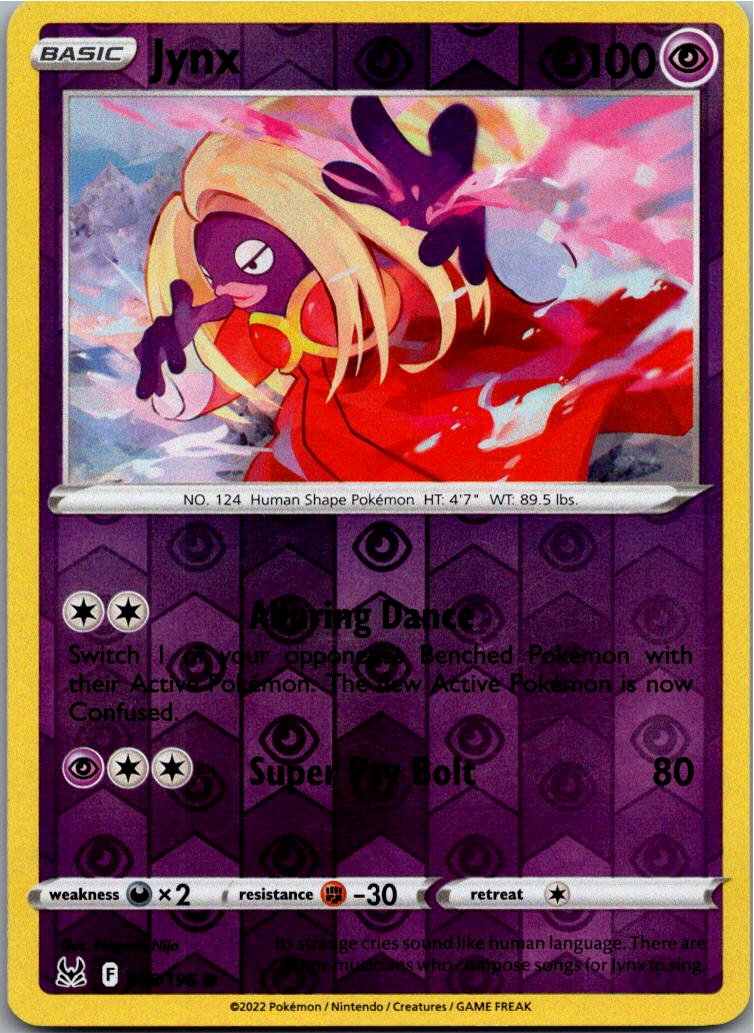 Jynx Rossana 068/196 Verlorener Ursprung – Vorderseite