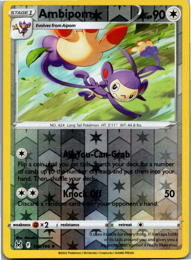 Ambipom Ambidiffel 145/196 Verlorener Ursprung – Vorderseite