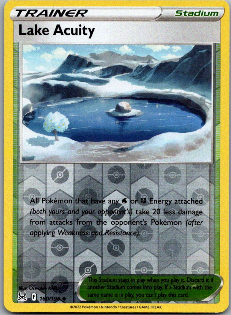 Lake Acuity See der Stärke 160/196 Verlorener Ursprung – Vorderseite