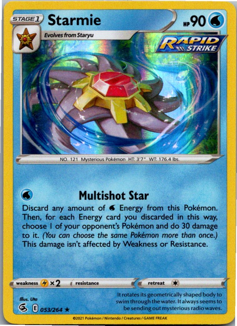 Starmie 053/264 Fusionsangriff – Vorderseite