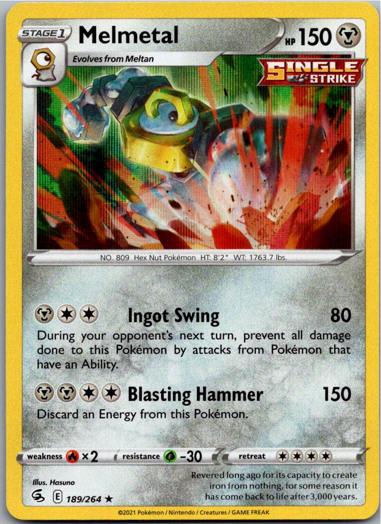 Melmetal 189/264 Fusionsangriff – Vorderseite