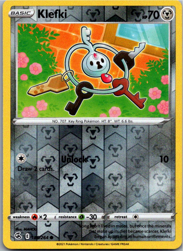 Klefki Clavion 186/264 Fusionsangriff – Vorderseite