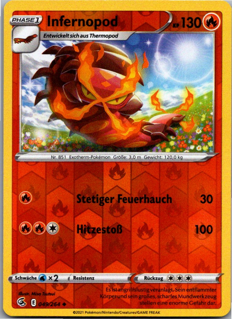 Infernopod 049/264 Fusionsangriff – Vorderseite