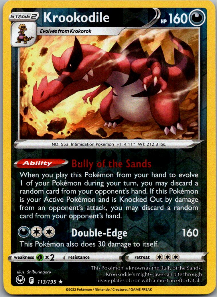 Krookodile Rabigator 113/195 Silberne Sturmwinde – Vorderseite