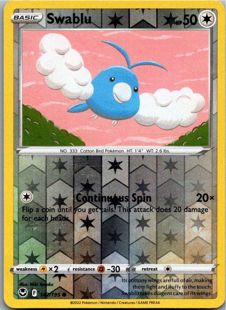 Swablu Wablu 142/195 Silberne Sturmwinde – Vorderseite