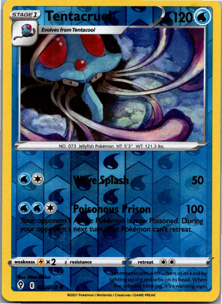 Tentacruel Tentoxa 027/203 Drachenwandel – Vorderseite