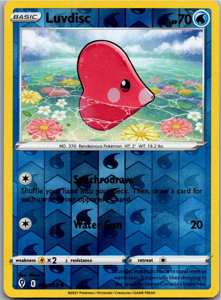 Luvdisc Liebiskus 039/203 Drachenwandel – Vorderseite