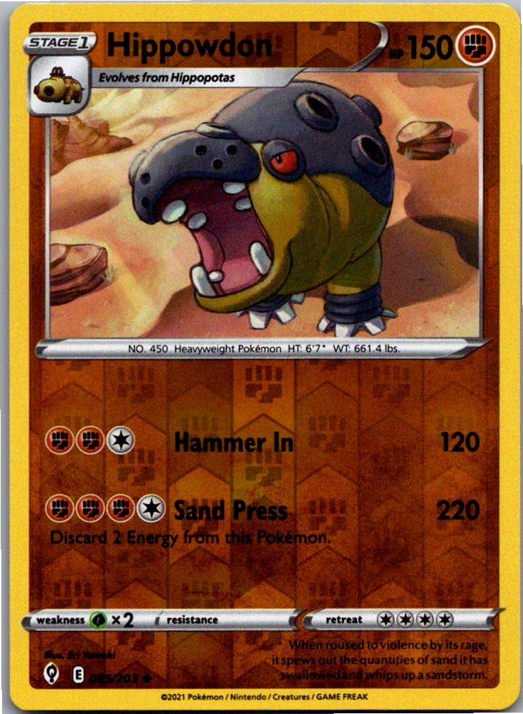 Hippowdon Hippoterus 085/203 Drachenwandel – Vorderseite