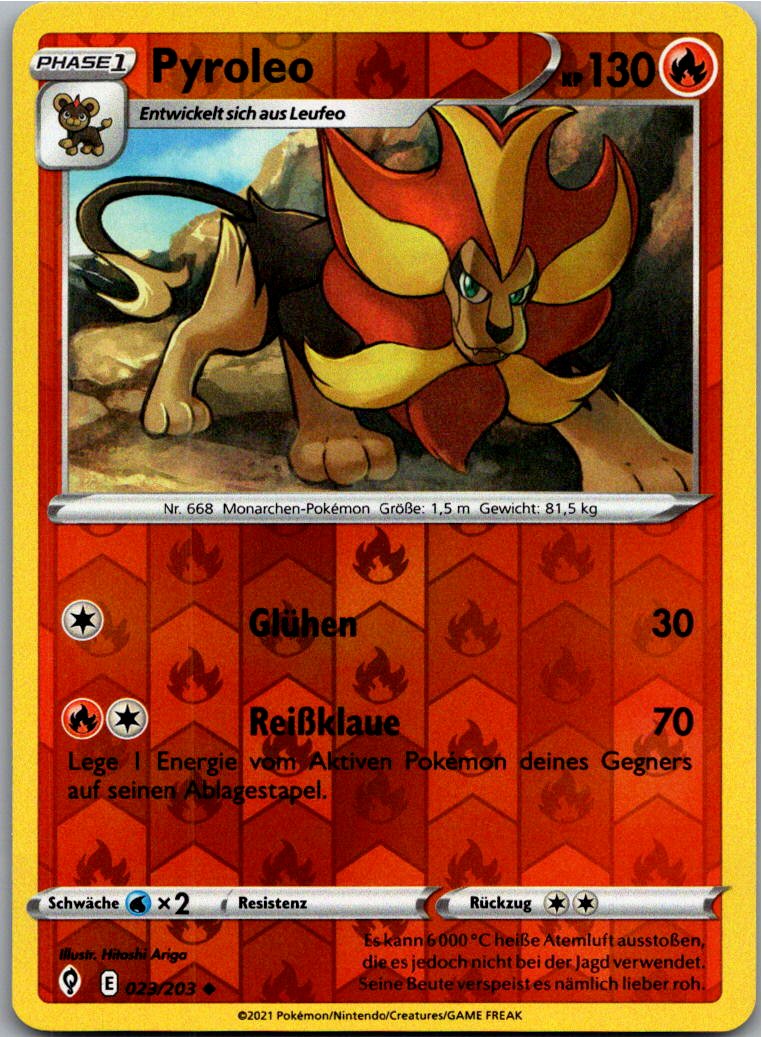 Pyroleo 023/203 Drachenwandel – Vorderseite