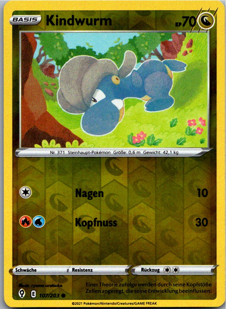 Kindwurm 107/203 Drachenwandel – Vorderseite