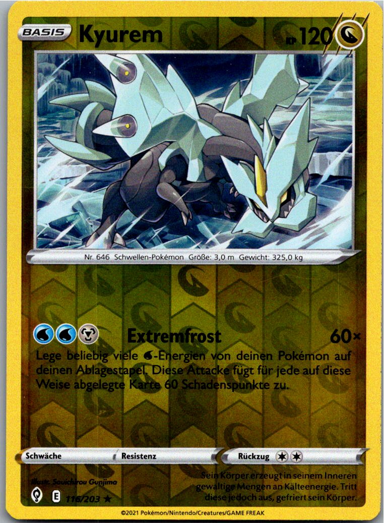 Kyurem 116/203 Drachenwandel – Vorderseite